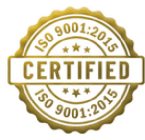 ISO 9001:2015 Certified seal